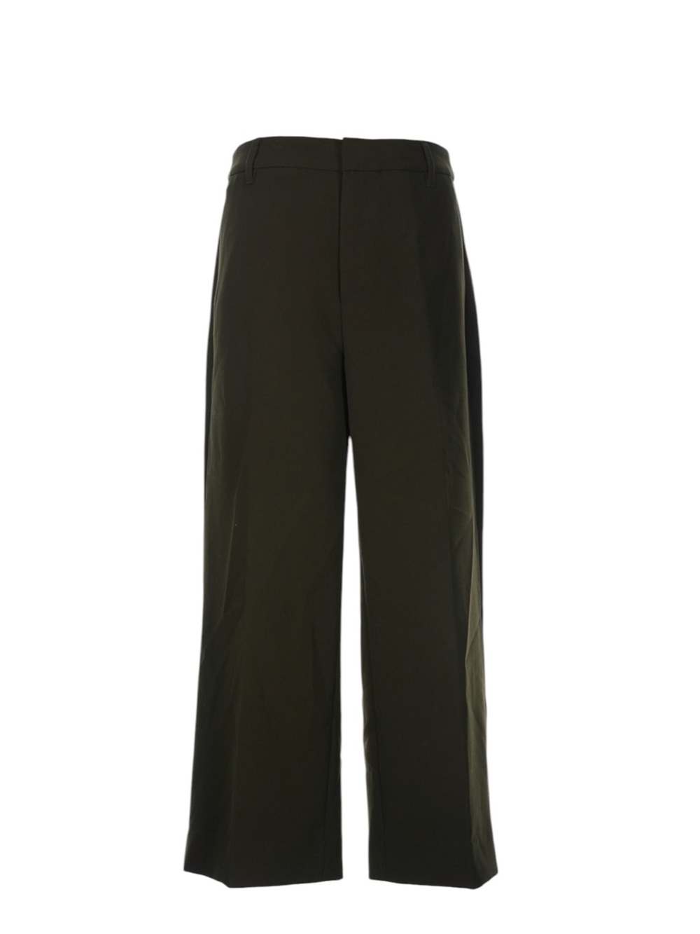 Banana Republic High Rise Wide Leg Trousers Size 8 Green Workwear Office NWT